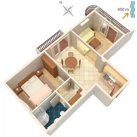 With Wifi Tisno, Murter - 4296 Apartamento Tisno